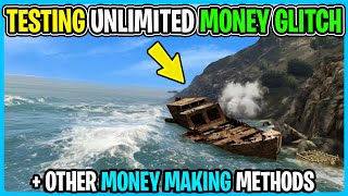 Mythbusting GTA Weekly update Money Methods Unlimited Money Glitch [upl. by Ttayw]