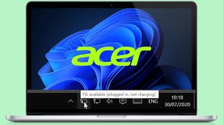 How To Fix Acer Laptop Battery Not Charging In Windows 1011 [upl. by Lydia136]