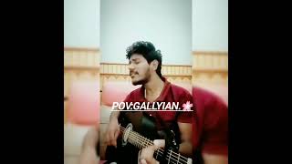 tere galyian songguitar cover by meankit tiware song [upl. by Akeimat114]