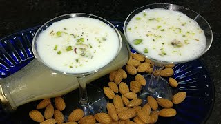 Badam milk  badam sharbat almond squash  jab Mann ho to nikale ghole or Peele  original recipe [upl. by Llerut]