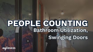 People Counting  Bathroom Utilization Swinging Doors [upl. by Beatrisa]