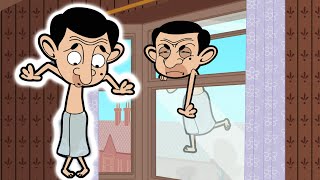 Mr Bean Has Locked Himself Outside  Mr Bean Animated  Clip Compilation  Mr Bean World [upl. by Dowd862]