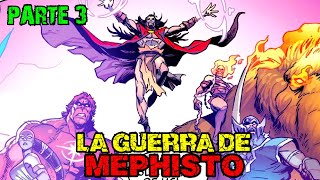 VENGADORES la guerra de Mephisto y los vengadores malignos PARTE 2  alejozaaap [upl. by Alyal]