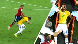 Neymar vs Colombia ● World Cup 2014  English Commentary [upl. by Gnay]