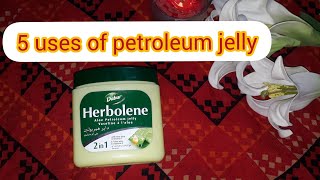 top 5 beauty hacks of petroleum jelly by khadijauses of petroleum jelly in daily life [upl. by Gimpel]