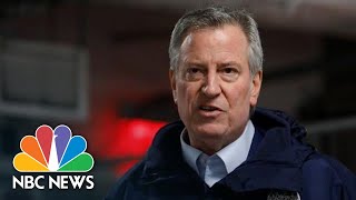 Live NYC Mayor Bill De Blasio Holds Coronavirus Briefing  NBC News [upl. by Vincenty]