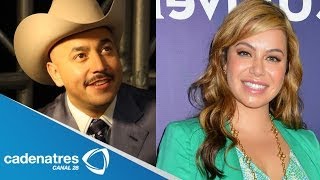 Lupillo Rivera habla del video clip de la Chiquis Rivera Paloma blanca  Chiquis Rivera sencillo [upl. by Baudin687]