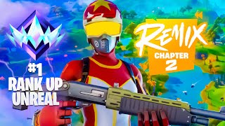 1 Controller Player with HANDCAM 🎮 👑 Chapter 2 UNREAL RANK SPEEDRUN 🏆 Fortnite OG Remix [upl. by Etnaled47]