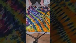 DIY How To Tie Dye Random Wig Wag Design [upl. by Dnalyk]