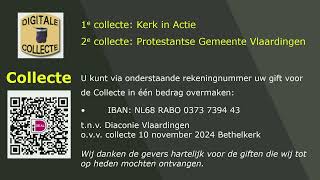 Bethelkerk Vlaardingen zondag 10 november [upl. by Eniahpets35]