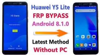 Huawei Y5 Lite DRALX5 FRP Bypass 2024  Google Account Bypass Huawei DRALX5  Y5 Lite FRP Unlock [upl. by Olympium]