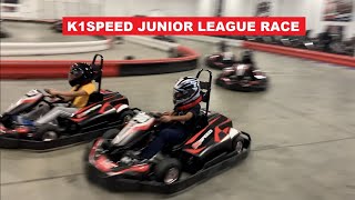 K1 Speed Mississauga Junior League Race POV 2023 [upl. by Edlihtam551]