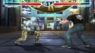 Tekken 4 Bryan Fury Playthrough [upl. by Allac]