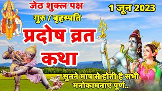 गुरु प्रदोष की कथा  Guru Pradosh Vrat Katha  Pradosh Vrat Katha  Pradosh Katha  Pradosh [upl. by Eniledgam686]