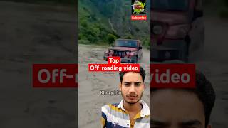 Thar Top Offroading Video 🥵 thar offroading offroad offroading 4x4 shorts shortsfeed [upl. by Arramat]