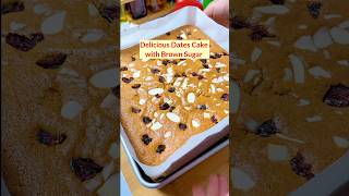 Easy Cake recipeDelicious Dates Cake with Brown sugar shortsখেজুরের কেকrecipeviraltrendingcake [upl. by Picardi]