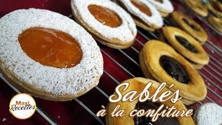 Recette de Sablés à la Confiture Facile et Rapide [upl. by Hekker829]