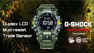 CASIO GSHOCK GW9500 MUDMAN CASIO GSHOCK MUDMAN TOUGHNESS [upl. by Esorylime635]