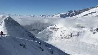 Blick auf den Aletschgletscher vom Eggishorn [upl. by Idham536]