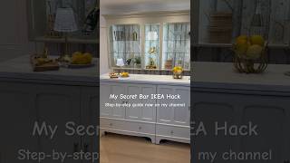 IKEA BILLY Secret Bar DIY Hack ikeahack diy ikea ikeahacks [upl. by Johnna]