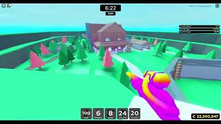 Climbing on all maps  On the roof of Nuketown and more ⛏ Roblox Big Paintball [upl. by Airret]