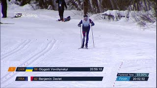 Benjamin Daviet  Biathlon Sprint  World Para Nordic Skiing World Champs  Prince George 2019 [upl. by Sankey526]