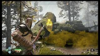 God of War  Path To The Mountain Explore Foothills Arcane Bracers Legendary Chest Location 2018 [upl. by Delmer22]