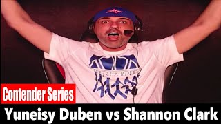 Dana Whites Contender Series Yuneisy Duben KOs Shannon Clark LIVE REACTION [upl. by Jann]