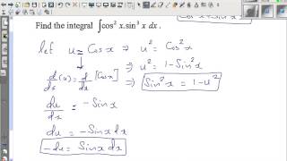 Integration of Cos2x Sin3xdx [upl. by Elane]