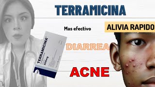 TERRAMICINA para que sirve ACNE DIARREA [upl. by Octavie842]