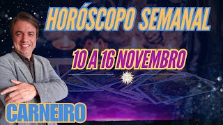 Horóscopo Semanal Signo Carneiro de 10 a 16 Novembro Àries [upl. by Karlan]