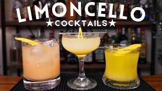 3x LIMONCELLO Cocktails ★ With Homemade Limoncello [upl. by Sugar539]