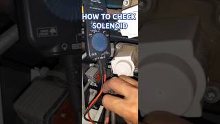 How To check soleniod valve solenoidsolenoid valve [upl. by Jung478]