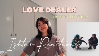 ISHTAR YAPS 📣 amp REACTS 😄 TO KRIZN FT LIL JHOLA  LOVE DEALER 🤨😒 [upl. by Teeter403]