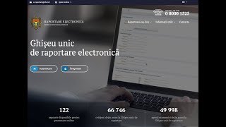 Ghișeul unic de raportare raportaregovmd [upl. by Oriel]