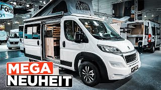 NEUER Kompakter 2023 Megamobil Mega City 540 mit Aufstelldach Caravan Salon [upl. by Yenterb]