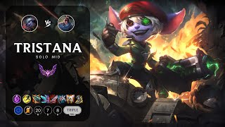 Tristana Mid vs Yasuo  EUW Master Patch 1324 [upl. by Terle]