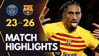 PSG vs Barcelona 23 All Goals amp Highlights  Champion League 2024 [upl. by Ytissac250]