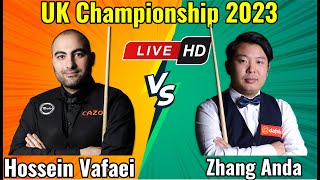 Hossein Vafaei vs Zhang Anda UK Championship 2023 QuarterfinalLive HD [upl. by Zoubek656]