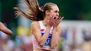 Womens 400m • FINAL • Anastazja Kuś vs Madelief van leur • European Athletics Championships U18 🇸🇰 [upl. by Iteerp]