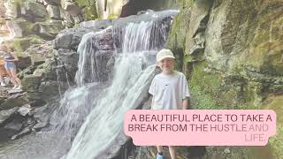 Lumsdale Waterfall Matlock Derbyshire [upl. by Anerres]