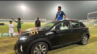 Muhammad Hasnain Best Tournament Bowling  Gifted Car The Muhammad Hasnain By Best Performance [upl. by Brockie74]