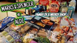 GROCERY HAUL  is MampS cheaper than Aldi [upl. by Eivlys]