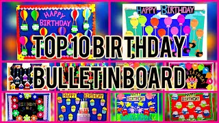 Top 10 birthday bulletin boards Birthday boards for classroom birthday board tutorial [upl. by Sanjiv]