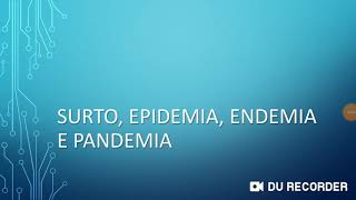 Surto epidemia pandemia e endemia [upl. by Ez]