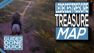 Assassins Creed Valhalla Ledecestrescire Treasure Hoard Map Guide [upl. by Nelleoj]