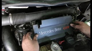 How to change engine water pump on a MercedesBenz Vito 22 CDI  Part 2 of 2 [upl. by Orr]