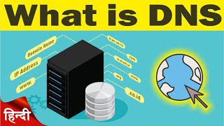 What is DNS server in Hindi  Domain Name System [upl. by Drofdeb]