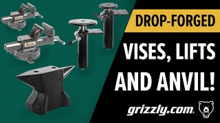 Unmatched Strength Grizzlys New DropForged Steel Vises Lifts and Anvils ⚒️ [upl. by Flodur]