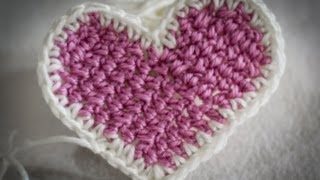 Proste serduszko na szydełku simple heart crochet [upl. by Bull114]